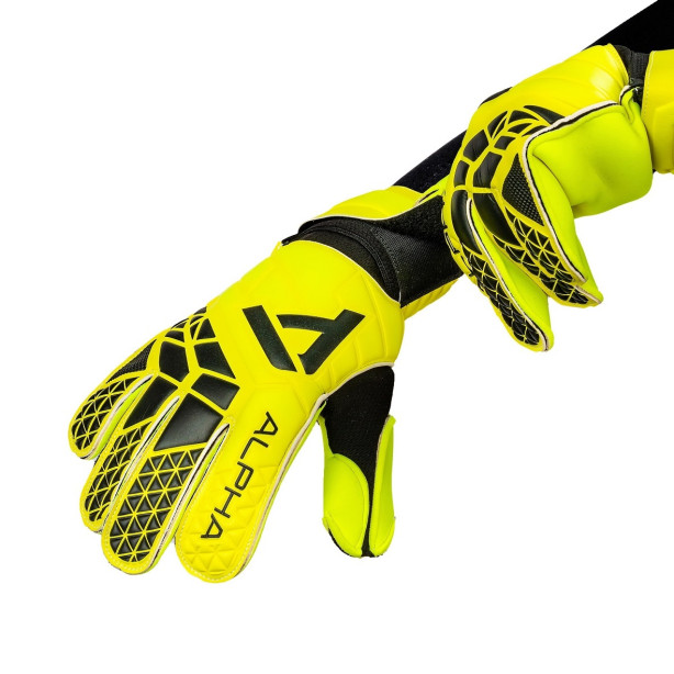 Вратарские Перчатки AlphaKeepers Roll Star 149708  neon/yellow