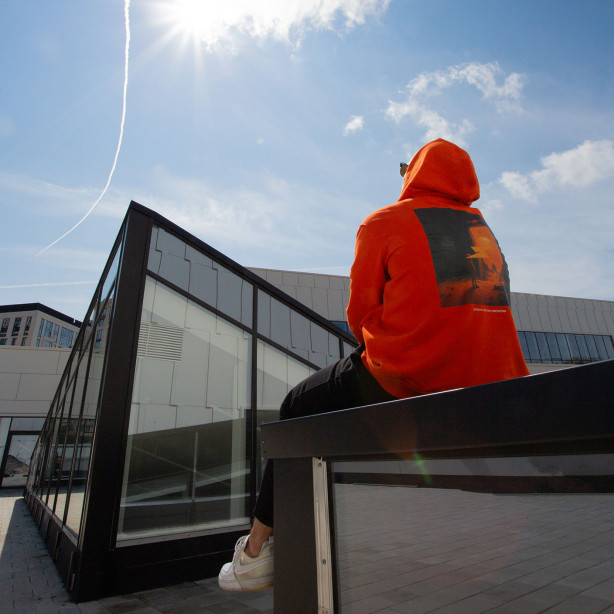 Худи Spire Strive оверсайз Оранжевый (Orange)