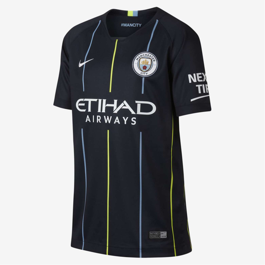 МАЙКА ИГР. NIKE MCFC BRT STAD JSY SS AW JR (FA18) 919246-476