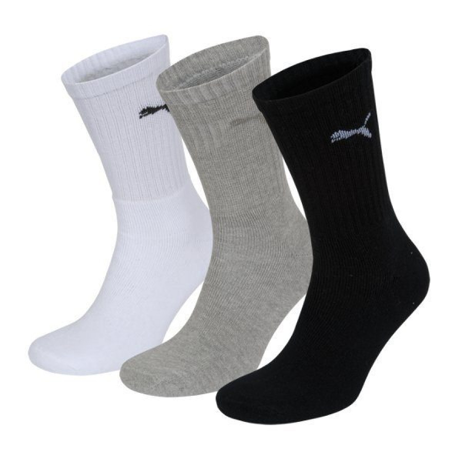 НОСКИ PUMA SOCK 3-PACK (WHITE/GREY/BLACK) 7312325