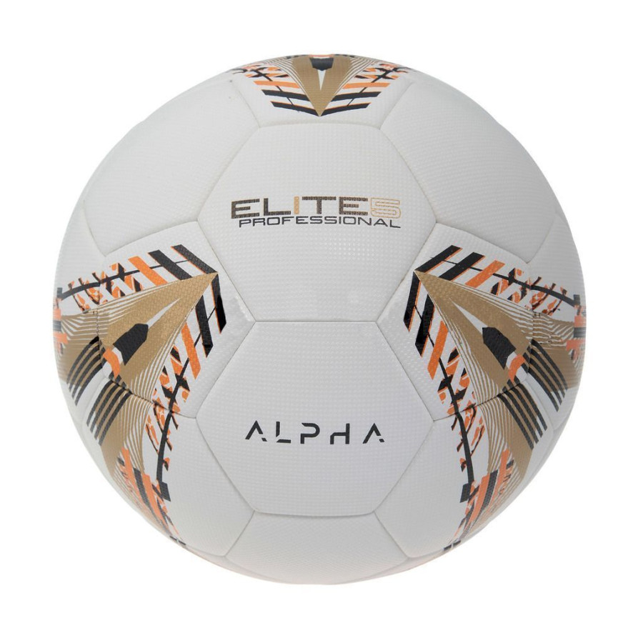 AlphaKeepers 81017 Р5 Мяч футбольный ElitePRO*5 white\gold