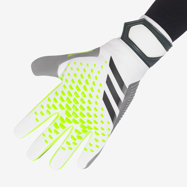Вратарские Перчатки Adidas Predator Competition (White / Lucid Lemon / Black)