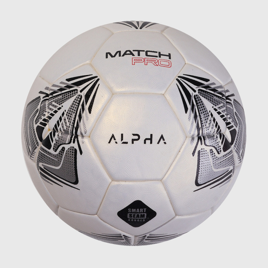 AlphaKeepers  81020М5 Мяч футб MATCH PRO *5 white/silver