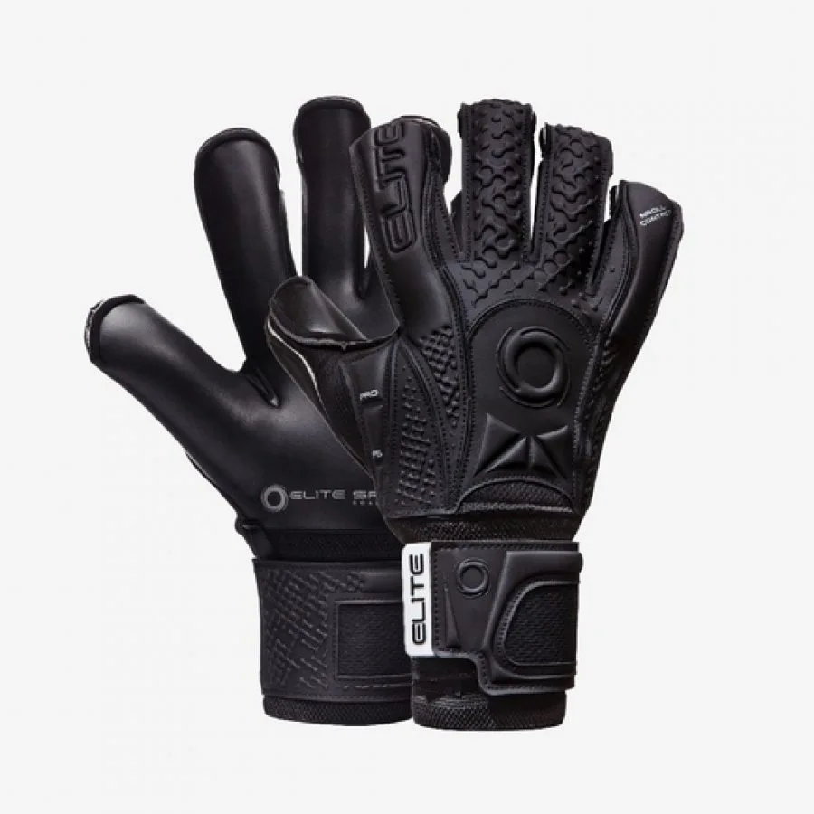 Elite sport black solo goalkeeper gloves store