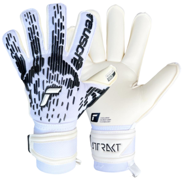 Вратарские Перчатки Reusch Attrakt Freegel Gold RollFinger White/Black