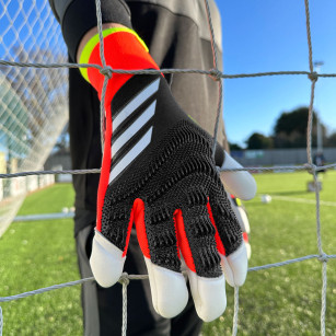Вратарские Перчатки ADIDAS PREDATOR GL PRO HYBRID PROMO BLACK/SOLAR RED/SOLAR YELLOW