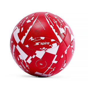 Футбольный мяч Spire Match Ball Red/White