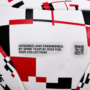 Футбольный мяч Spire Match Ball White/Red/black